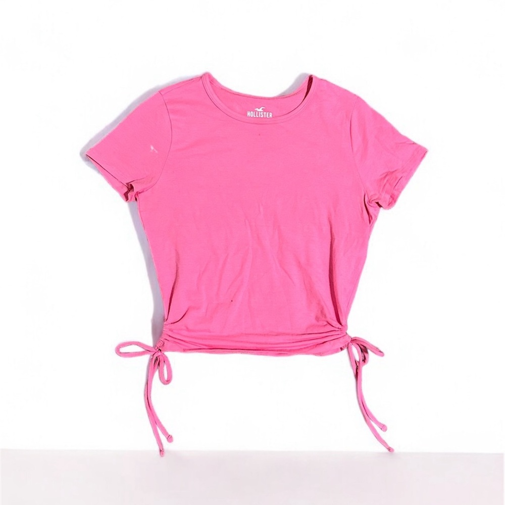 Pink baby tee with bows